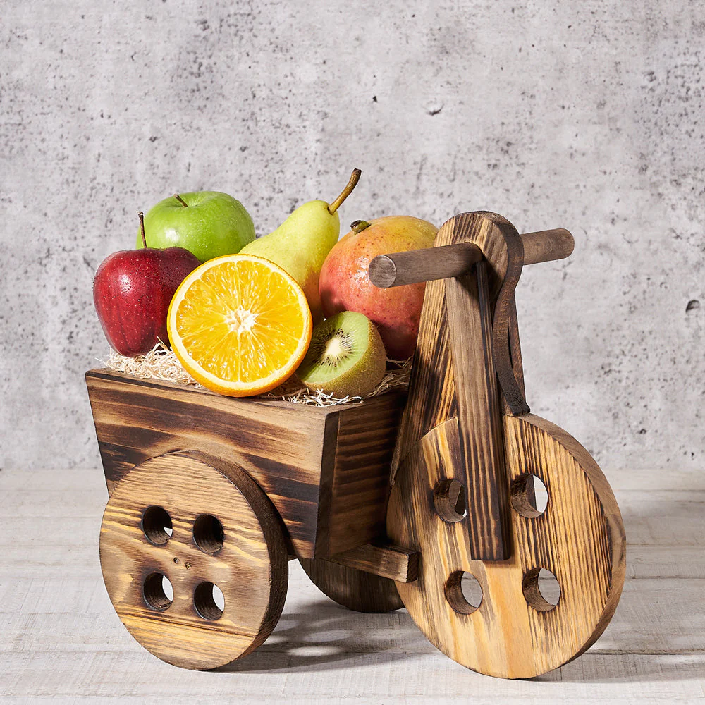 Wooden Fruit Cart Gift