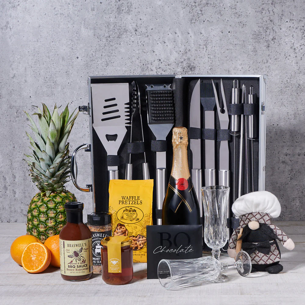World’s Best Sparkling Wine & Grill Gift